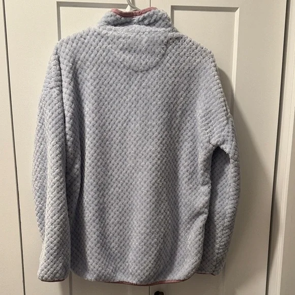 Simply Southern Women's Gray and Purple Textured pullover Size M - Picture 3 of 8